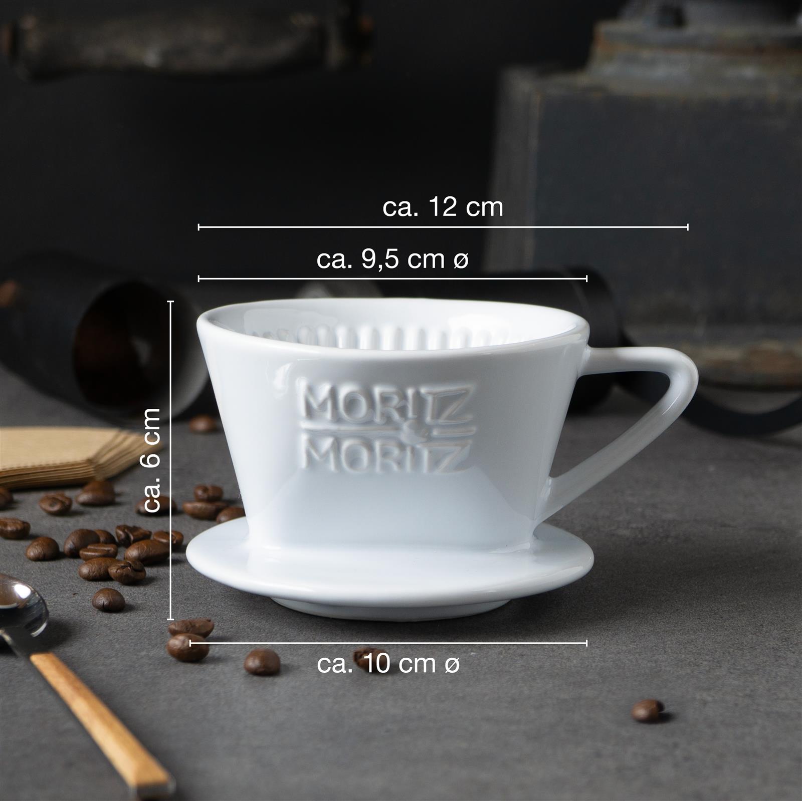 Kaffeefilter Größe 1 weiß inkl. 10 Kaffeefilter